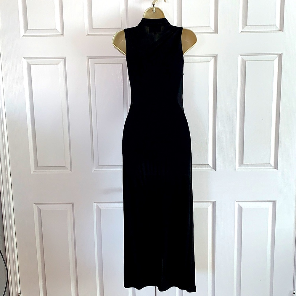 Laundry by Shelli Segal Black Buttoned Sheath Dress Size P - Picture 2 of 4